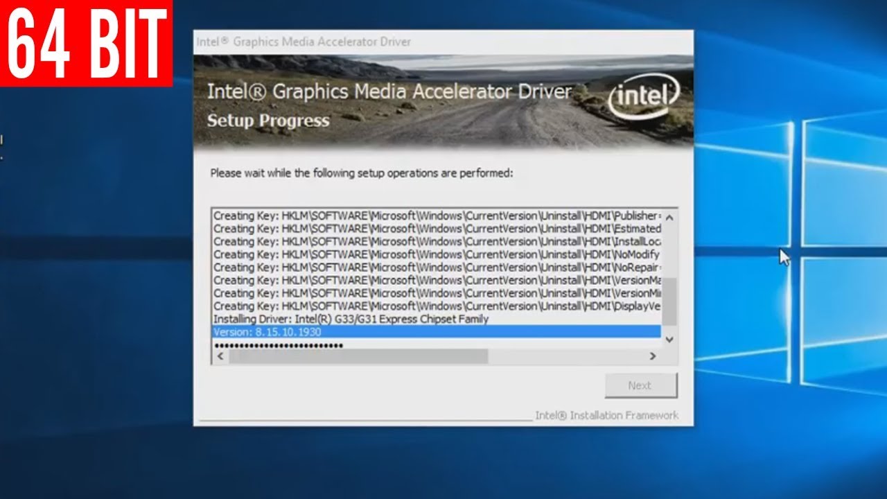 windows 10 drivers for intel g33 g31 graphics